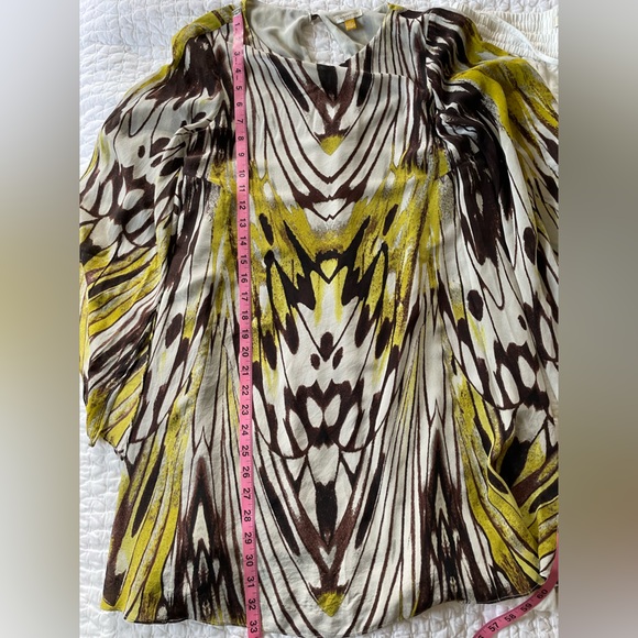 Anthropologie Leifsdottir Butterfly Silk Swing Dress - Picture 4 of 7